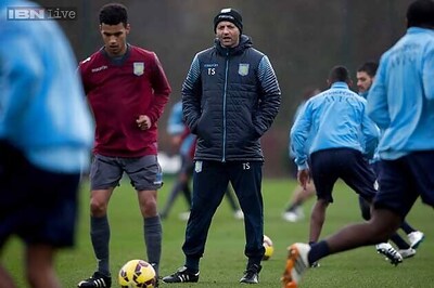 Aston Villa need six wins to avoid Premier League drop, says Tim Sherwood