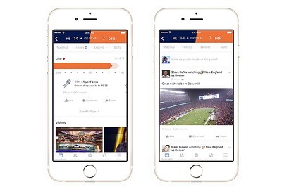 Facebook tackles Twitter with new real-time Sports Stadium service