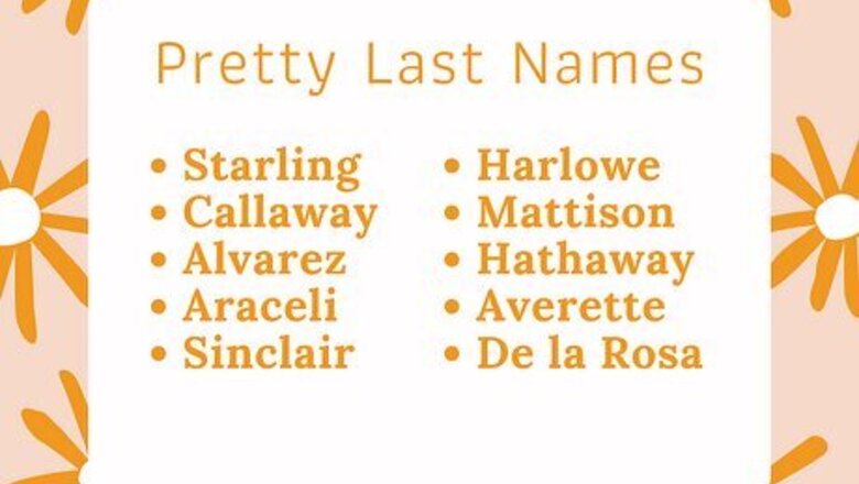 230 Pretty, Aesthetic, & Whimsical Surnames