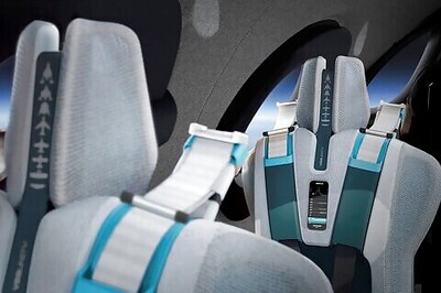 Virgin Galactic shows off passenger spaceship cabin interior