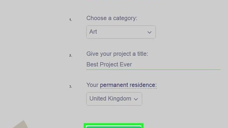 How to Start a Project on Kickstarter