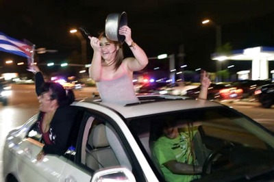 Party in Miami After Ex-Cuban President Fidel Castro's Death