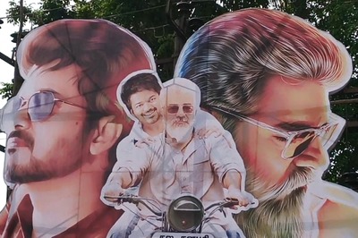 Ahead of Varisu-Thunivu Clash, Vijay And Ajith Kumar Cut-Outs Dot The City of Puducherry