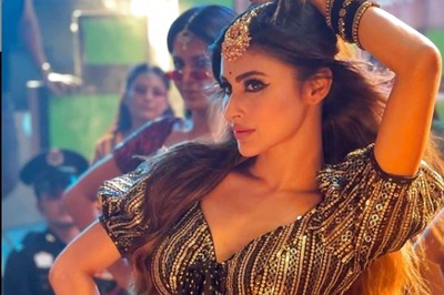 Mouni Roy Stuns in BTS Pictures From 'Disco Balma' Music Video