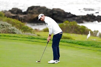 Cantlay Ties Course Record With 62 And Leads At Pebble Beach