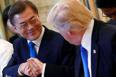 Trump, South Korean President Hold Post-dinner Talks on North Korea Policy