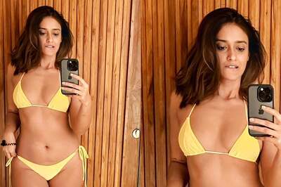 Ileana D'cruz Takes a Mirror Selfie As She Flaunts Her Drop-Dead Gorgeous Yellow Bikini Look; Pic