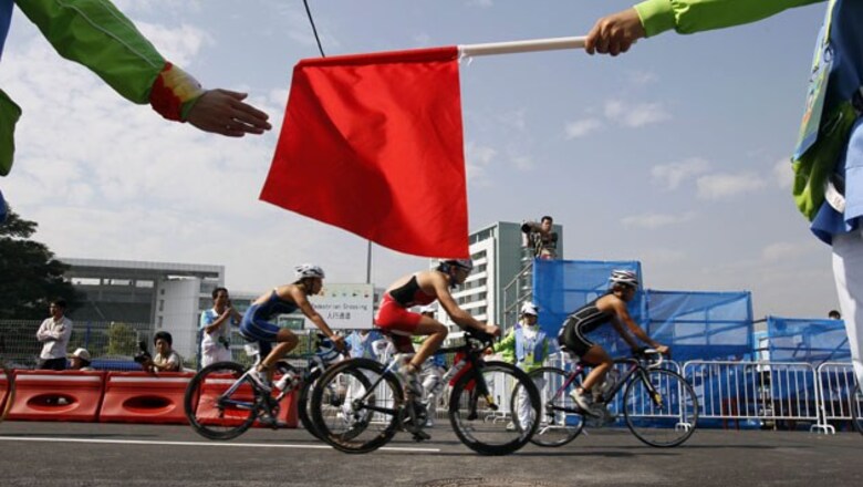 India crash out of cycling events