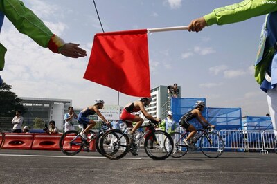India crash out of cycling events