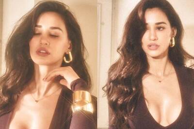 Disha Patani Looks 'Hottest Ever' As She Slips Into A Decolletage, Bodycon Maxi For Kanguva Event | Photos