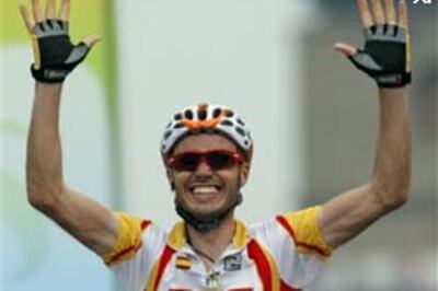 Spain's Sanchez claims cycling road race gold