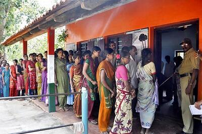 Karnataka records 2nd highest voter turnout in 35 years