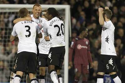 Hugo Rodallega heads Fulham to win over Newcastle
