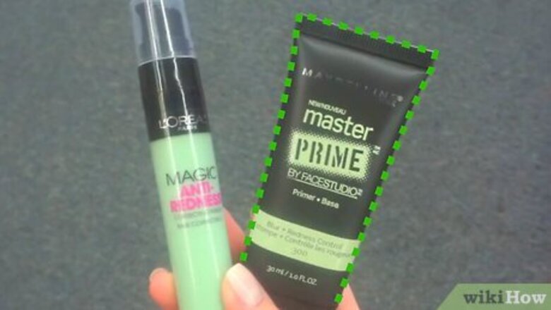 How to Cover a Pimple With Green Concealer
