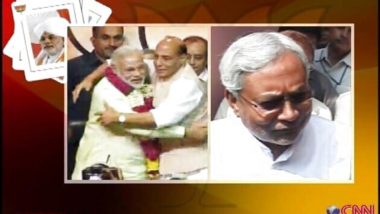 BJP aims to divide communities, says Nitish on Modi's anointment
