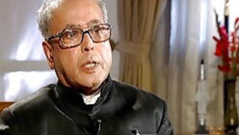 Pranab's flight has a bumpy ride