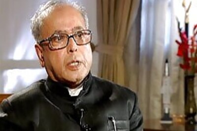 Pranab's flight has a bumpy ride