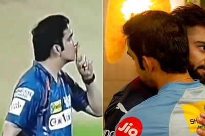Silencing Crowd to Hugging Virat Kohli: Gautam Gambhir Steals the Show with His Gestures - WATCH