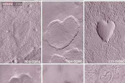 NASA spots volcanic 'heart' on Mars