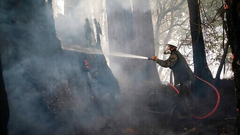 Neighbors With Hoses Target Fires As Crews Urge Them To Stop