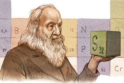 Google doodles Dmitri Mendeleev's periodic table on the Russian chemist's 182nd birthday