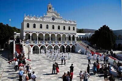 Fewer people but deep faith on Greece's Assumption holiday