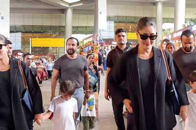 Kareena Kapoor, Saif Ali Khan Along With Kids Taimur, Jeh Return Mumbai, After Summer Vacay; Watch