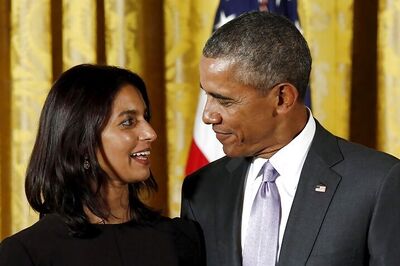 Indian-American author Jhumpa Lahiri gets National Humanities Medal from Barack Obama