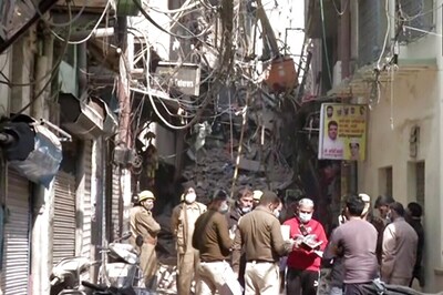 Portion of Old Three-storey Building in Delhi's Turkman Gate Area Collapses, No Injuries Reported