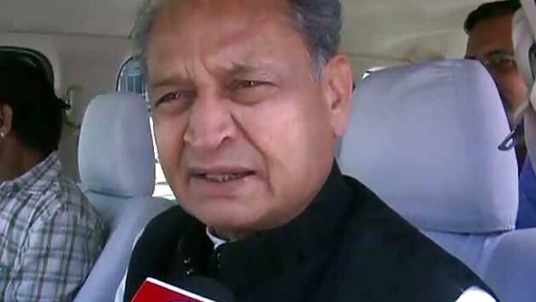 Vasundhara jealous of better financial management during Cong rule: Gehlot