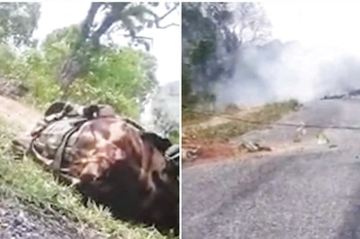 WATCH | Chhattisgarh Maoist Attack: Dantewada Blast Aftermath Caught on Cam, Man Says 'Poora Udh Gaya'