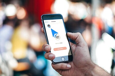 Triber, an app that acts like a compass to locate your friends