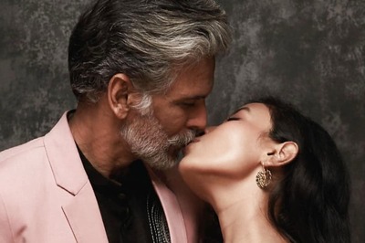 Milind Soman, Ankita Konwar Share Passionate Kiss in PETA India's Fashion Lookbook, See Pic