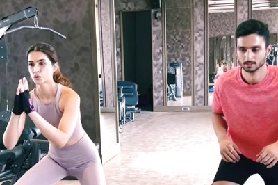 Kriti Sanon Takes on Bosu Challenge With Fitness Trainer, Watch Viral Video