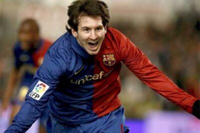 Supersub Messi seals Barca win over Racing