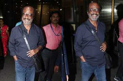 Rajinikanth Lands In Mumbai To Watch India vs NZ World Cup Semi Final Match; Video Goes Viral