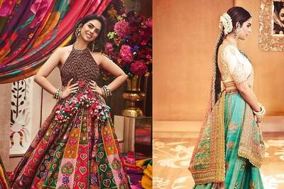 Isha Ambani Is An Epitome Of Elegance In Pastel Saree From Anuradha Vakil's Collection