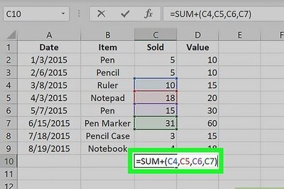 Use Sum Formulas in Excel to Add Cells, Ranges, & Numbers