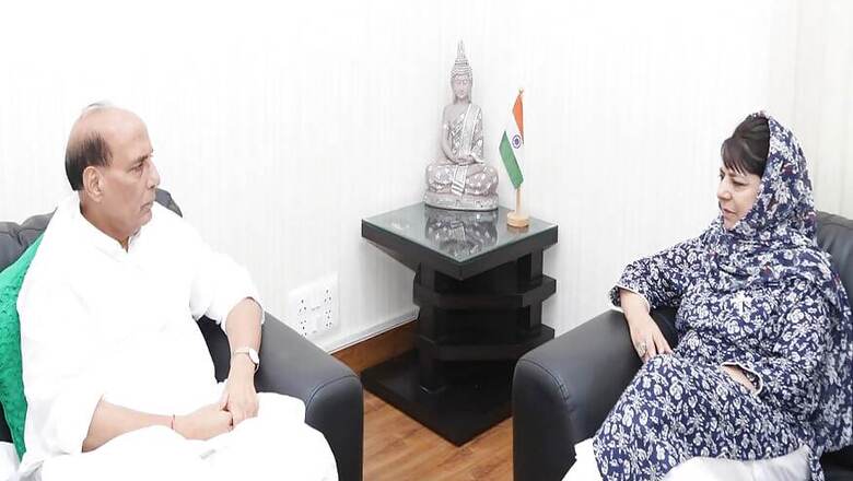 Mehbooba Mufti Meets Rajnath Singh, Says China 'Meddling' in Kashmir