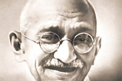 For Brits Gandhi is myth, Churchill 'made up'