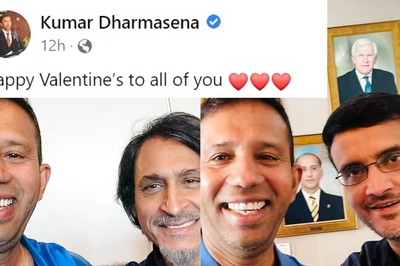 'Happy Valentine's': Umpire Kumar Dharmasena Celebrates V-Day With Sourav Ganguly