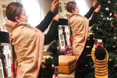 Kangana Ranaut Decorates Christmas Tree with Nephew, See Adorable Pic