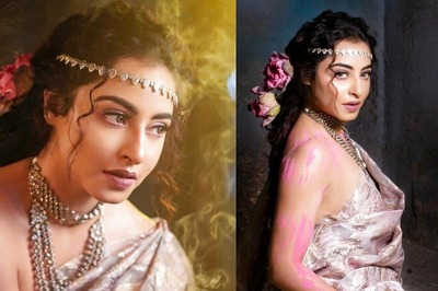 Channa Mereya Actor Niyati Fatnani Poses In Saree, Fan Feels She Looks Straight Out Of A Painting; See Pics