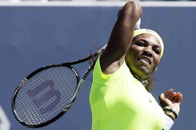 Serena cruises at the Stanford Classic