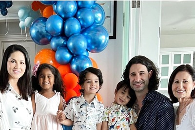 Sunny Leone Celebrates 4th Birthday of Her Twins, Calls Them Her 'Life and Laughter'
