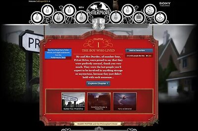 Review: Pottermore - the Harry Potter website