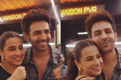 Bhool Bhulaiyaa 3 Actors Kartik Aaryan, Vidya Balan Bond At Chandu Champion Screening, Video Goes Viral