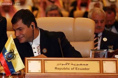 Ecuador president expects 'big role' from team in World Cup