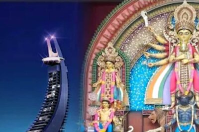 Qatar's 'Moon Tower' Inspires Majestic Durga Puja Pandal In West Bengal's Jirat
