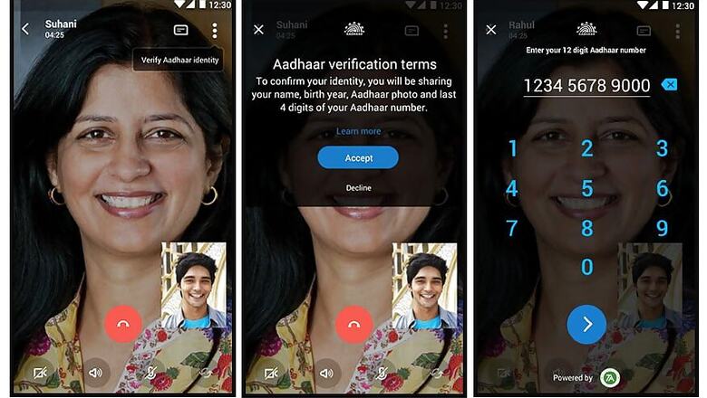 Microsoft India Brings Aadhaar Integration to Skype Lite
